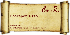 Cserepes Rita névjegykártya